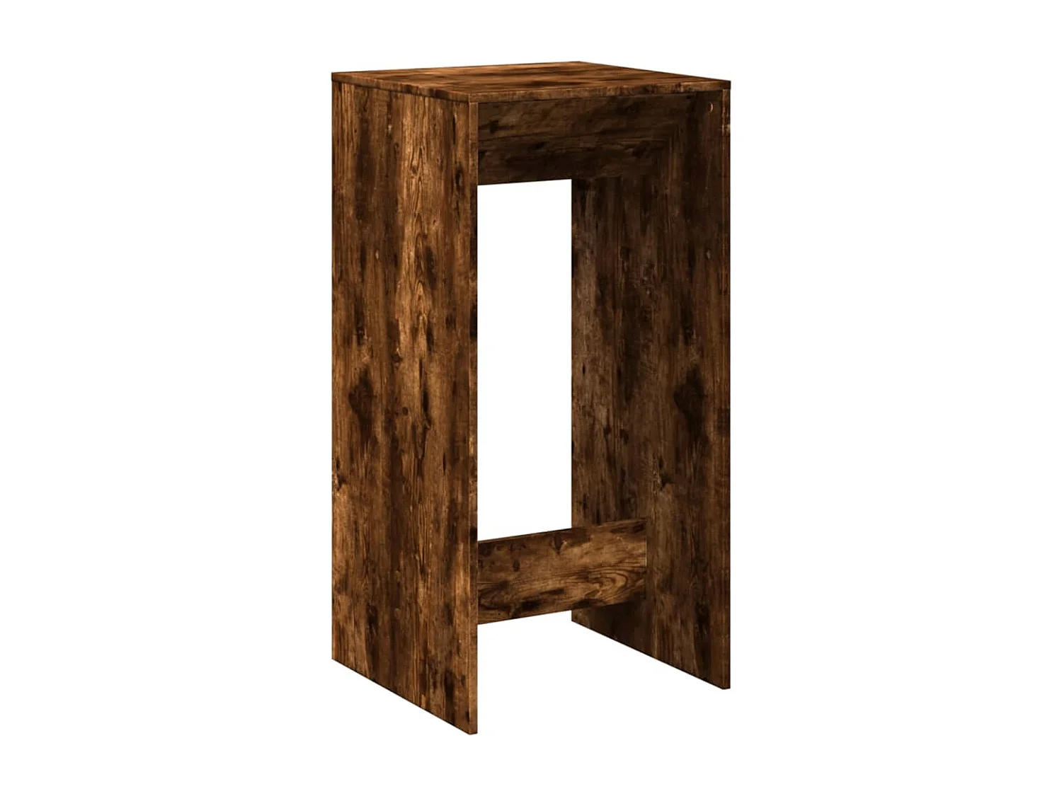 Tavolo da Bar Rovere Fumo 51x50x103,5 cm in Legno Multistrato