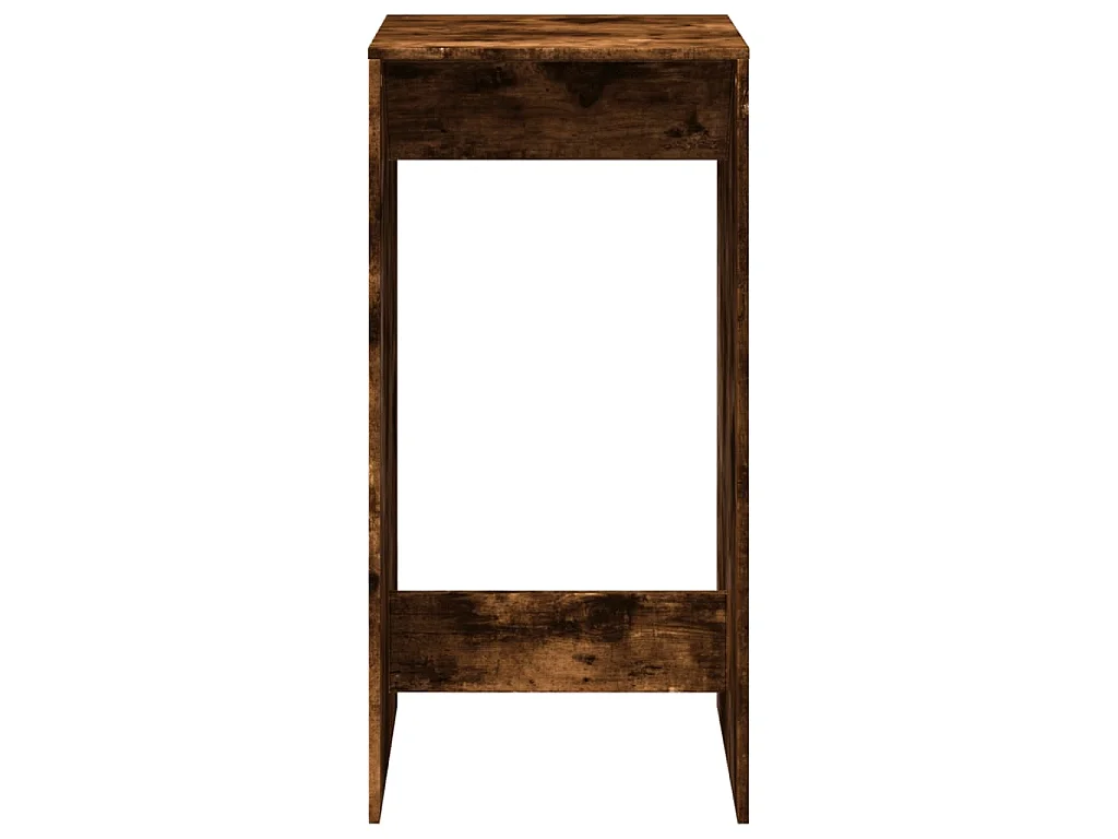 Tavolo da Bar Rovere Fumo 51x50x103,5 cm in Legno Multistrato
