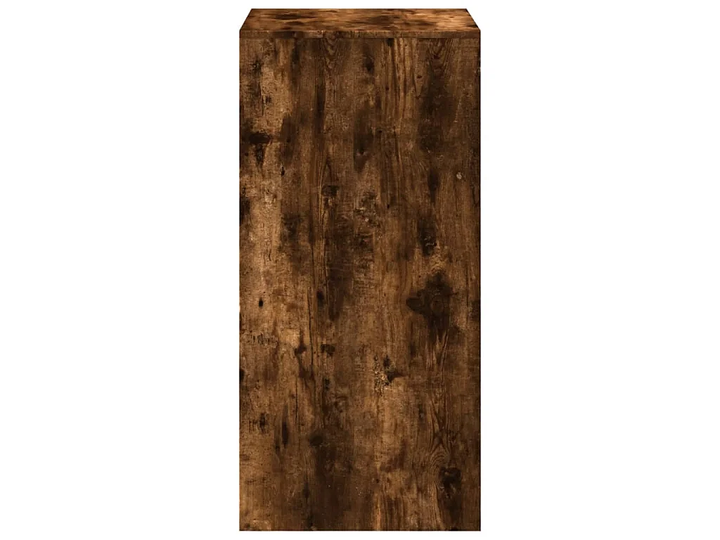 Tavolo da Bar Rovere Fumo 51x50x103,5 cm in Legno Multistrato