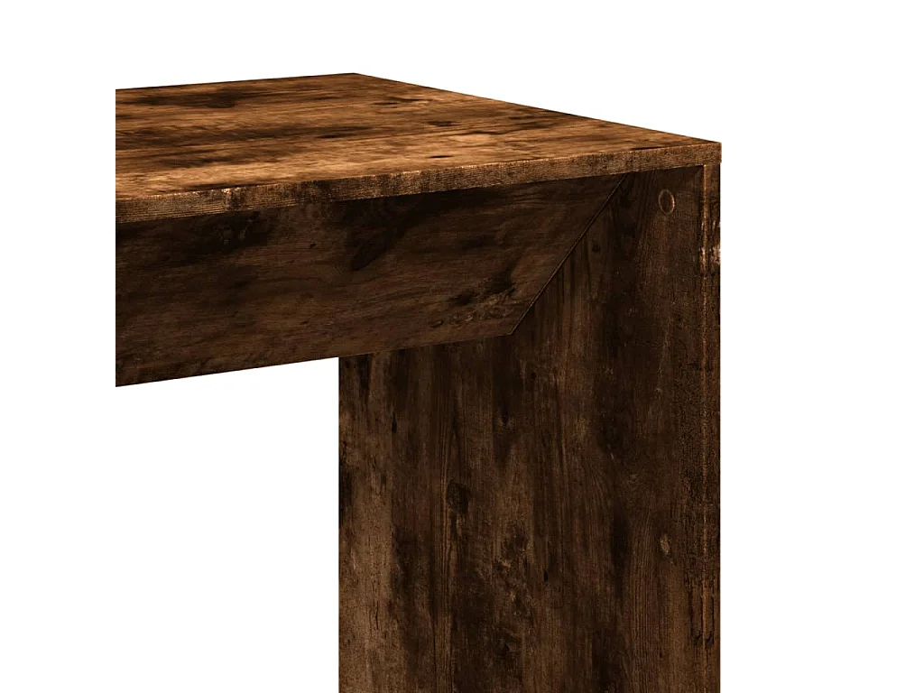 Tavolo da Bar Rovere Fumo 51x50x103,5 cm in Legno Multistrato
