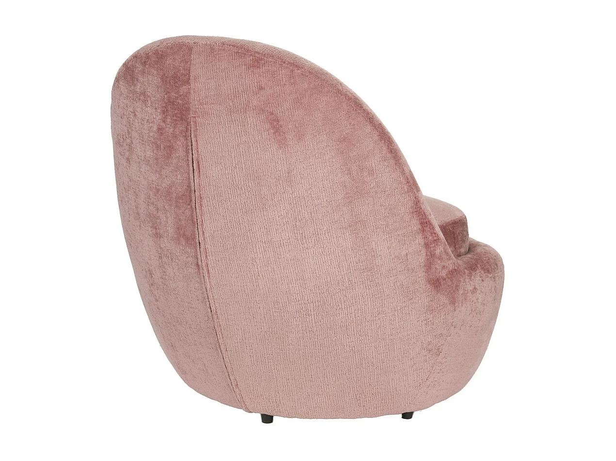 Nash - Fauteuil en velours - Rose