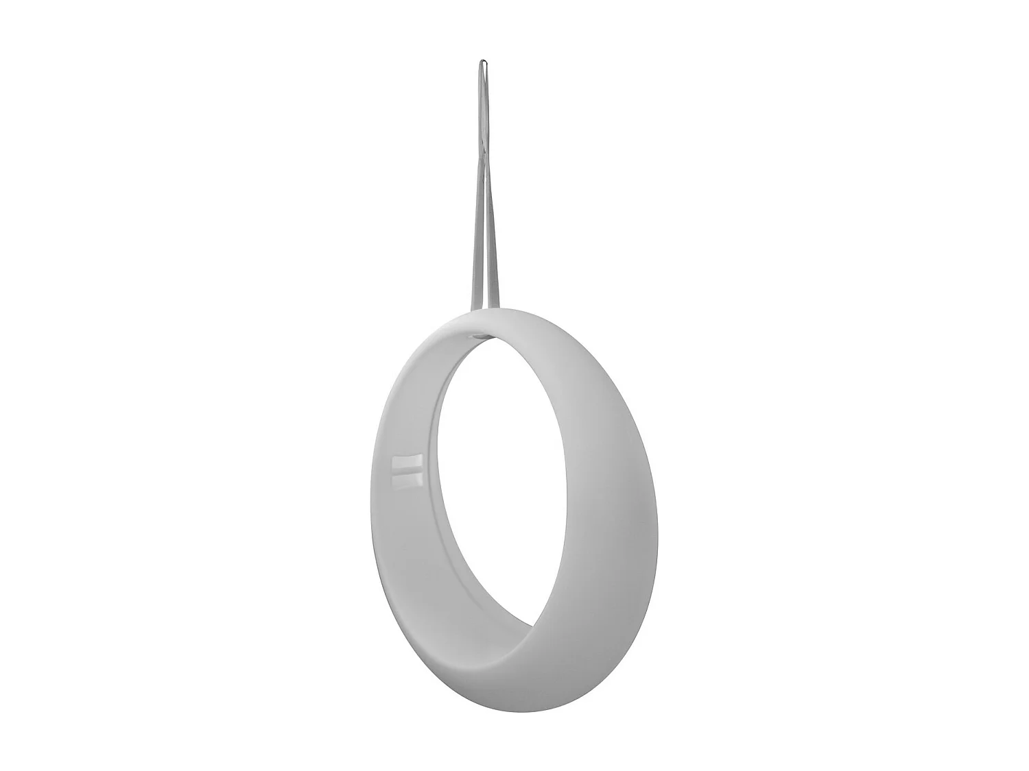 Sedia a Dondolo Luminosa Hammy, Bianco, 130x40x130 cm, Majestic