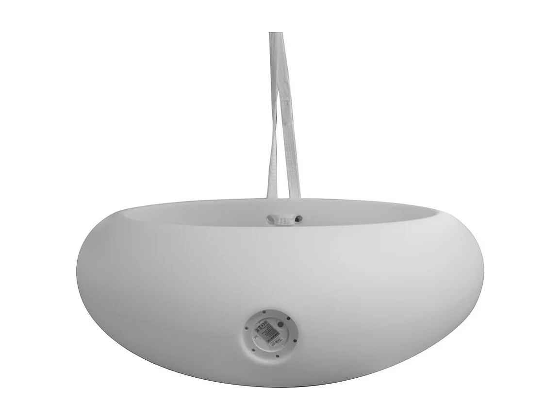 Sedia a Dondolo Luminosa Hammy, Bianco, 130x40x130 cm, Majestic