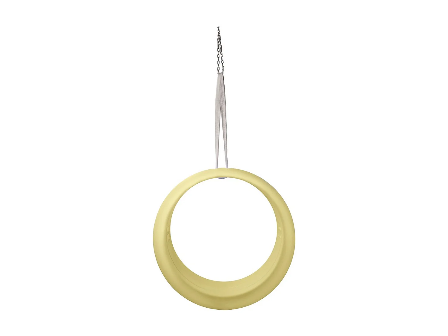 Sedia a Dondolo Luminosa Hammy, Bianco, 130x40x130 cm, Majestic