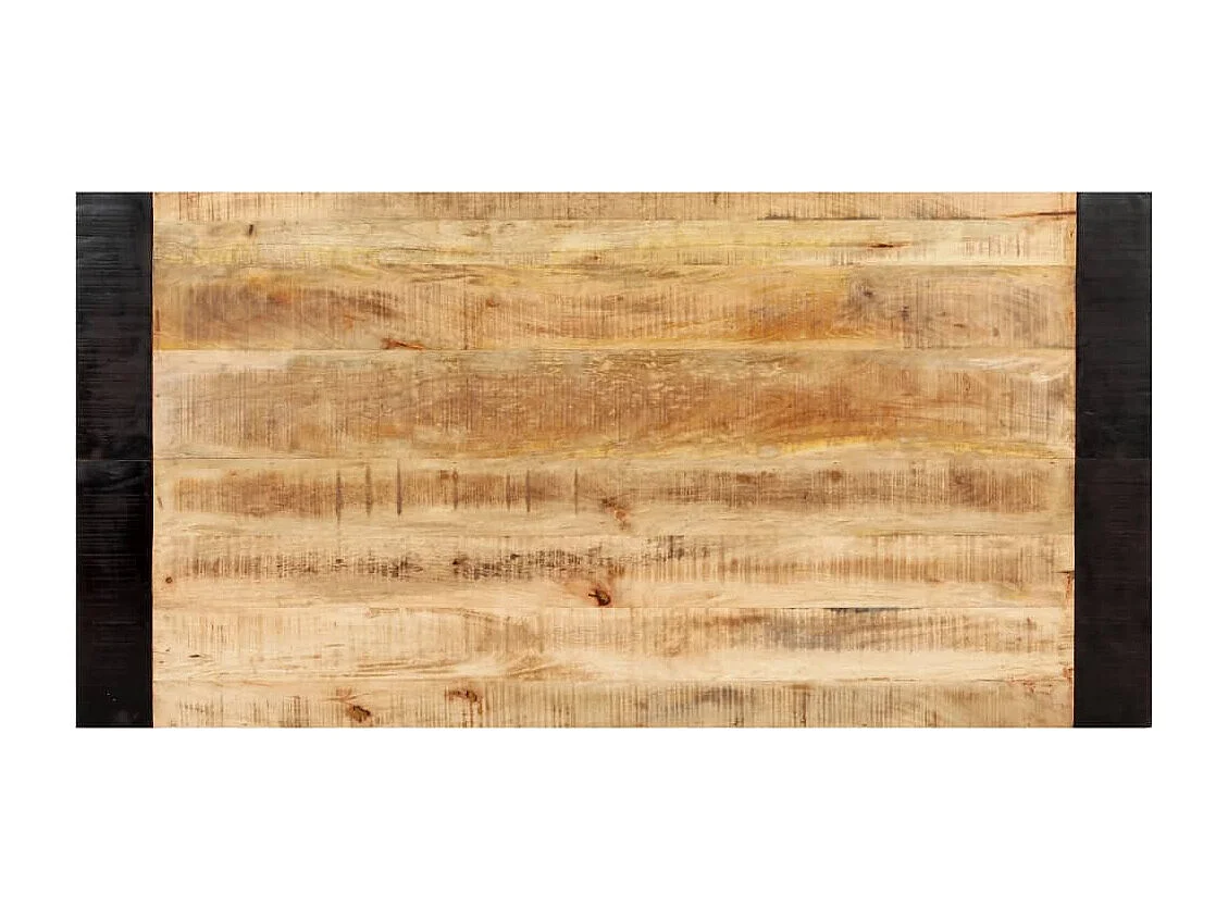 Table de salle à manger 140x70x76 cm Bois de manguier brut