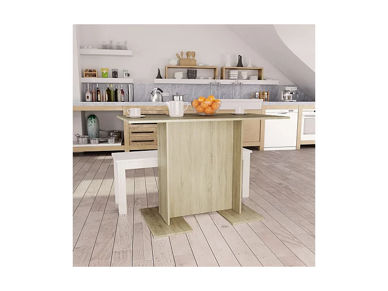 Esstisch Sonoma-Eiche 110x60x75 cm Holzwerkstoff