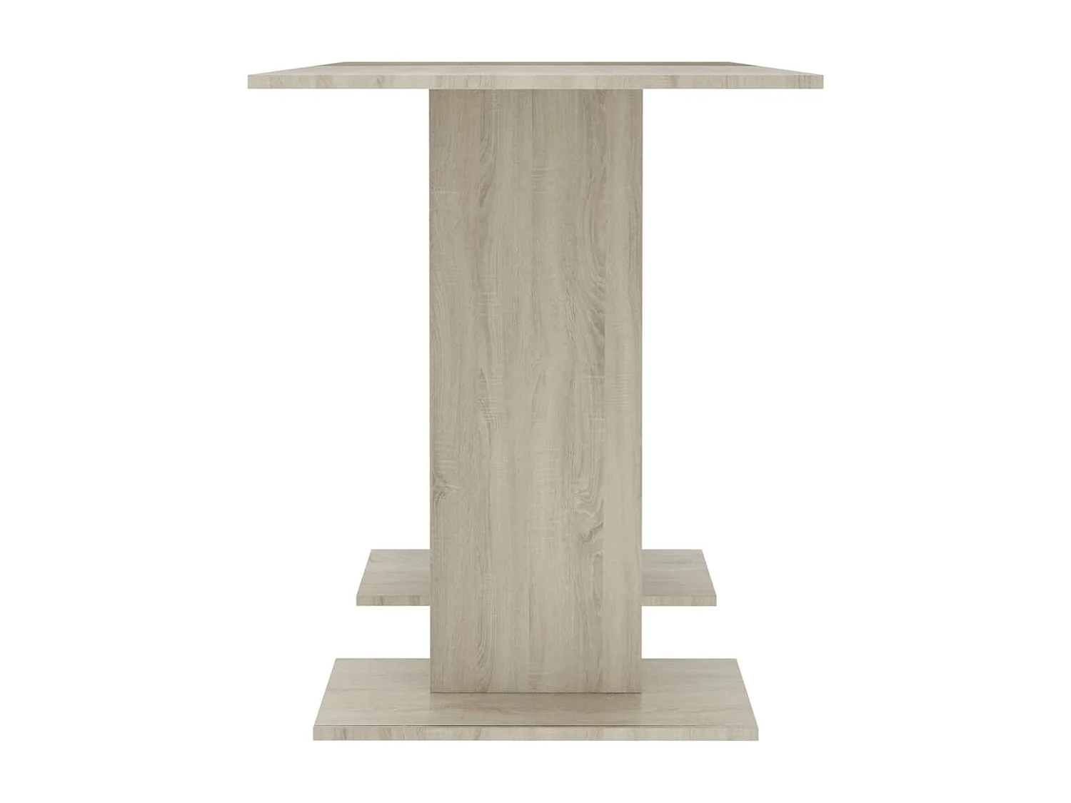 Eettafel 110x60x75 cm bewerkt hout sonoma eikenkleurig