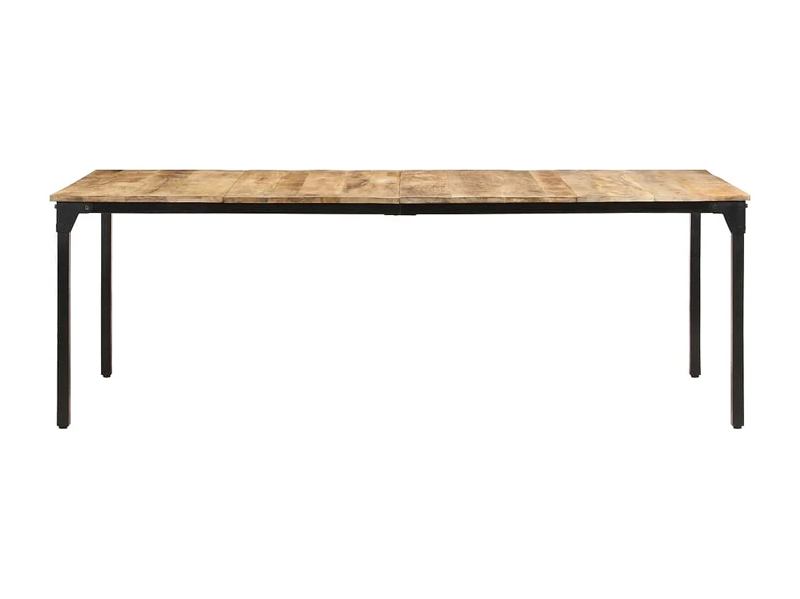 Esstisch 220x100x76 cm Raues Mangoholz