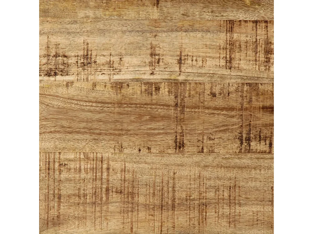 Table à manger 120x55x76 cm bois de manguier massif brut