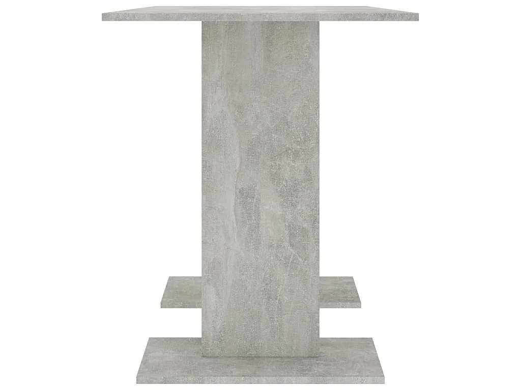 Eettafel 110x60x75 cm bewerkt hout betongrijs