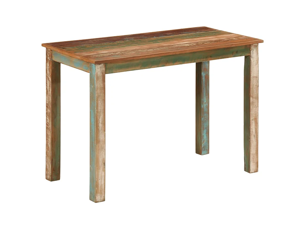 Table de salle à manger 110x55x76cm Bois massif de récupération