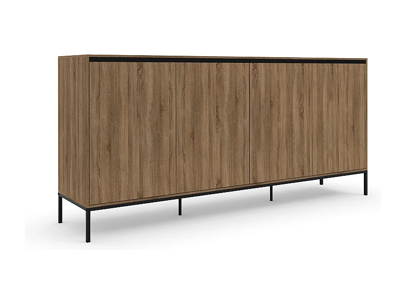 Bari | Credenza con 4 ante in rovere