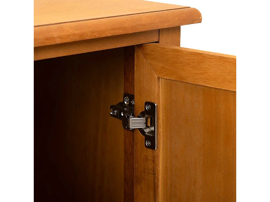 Aparador de madera 2 puertas 4 cajones