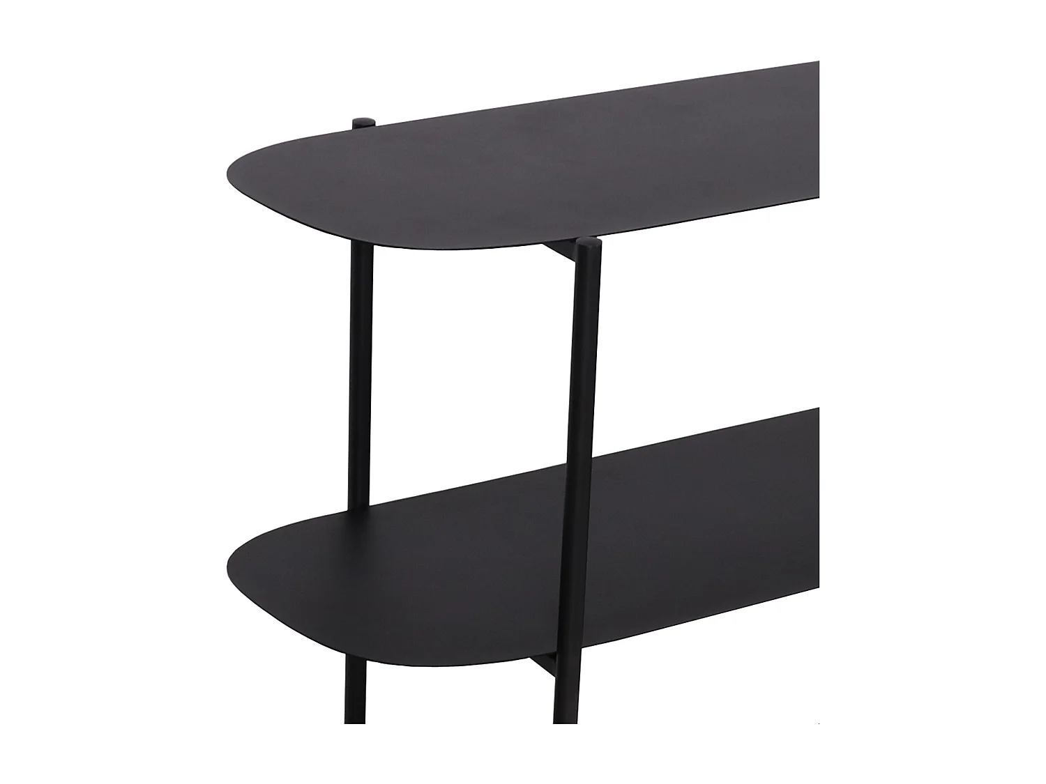 Étagère autoportante Enebakk acier 70 x 90 x 32 cm noir [en.casa]