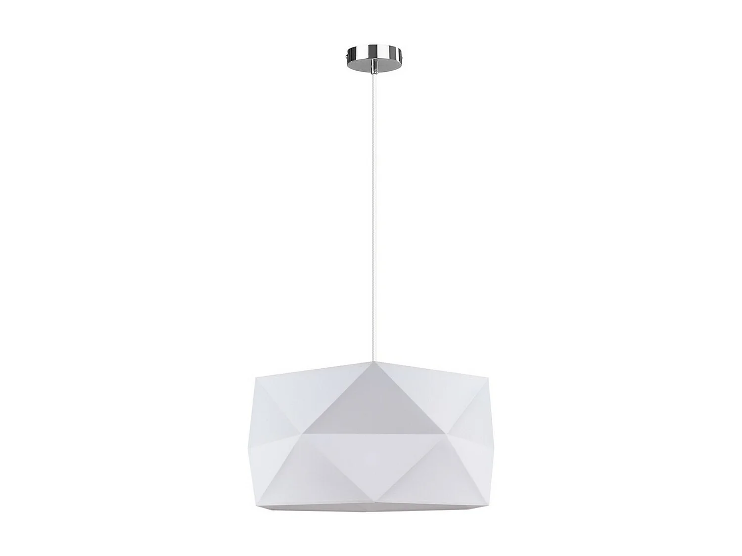 Candeeiro Suspenso Geomerical, Branco, 46,5x46,5x120 cm, EPIKASA