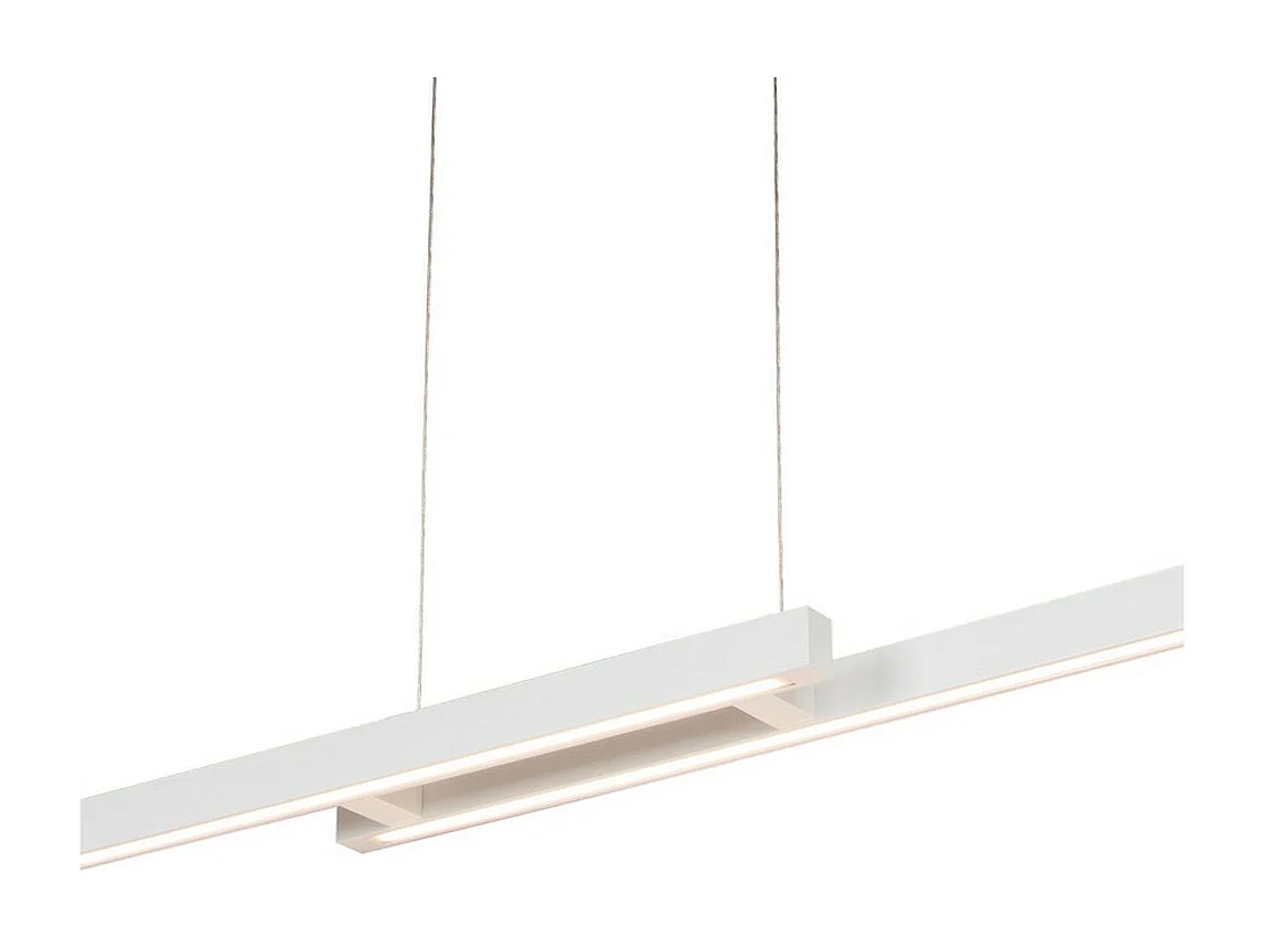 Candeeiro Suspenso Columbia, Branco, 150x10x110 cm, EPIKASA