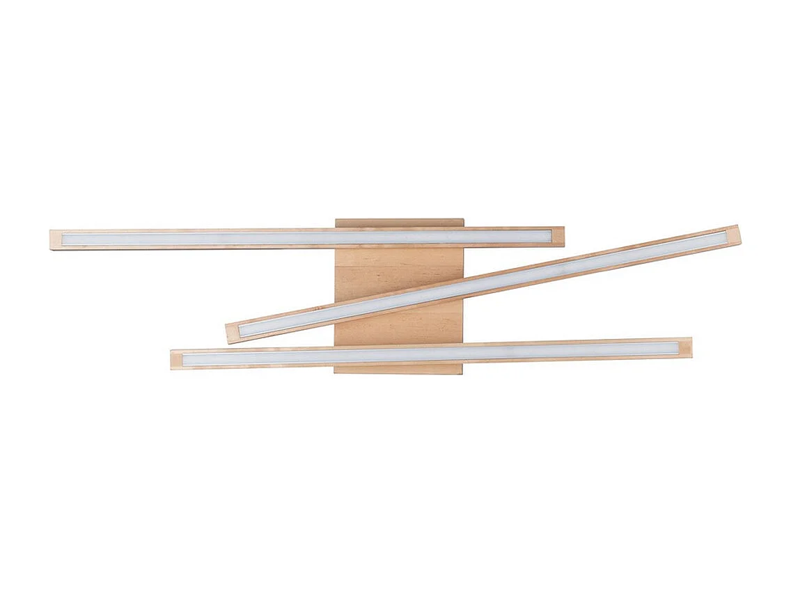 Plafonnier Guadalupa, Marron, 84,5x19x6,5 cm, EPIKASA