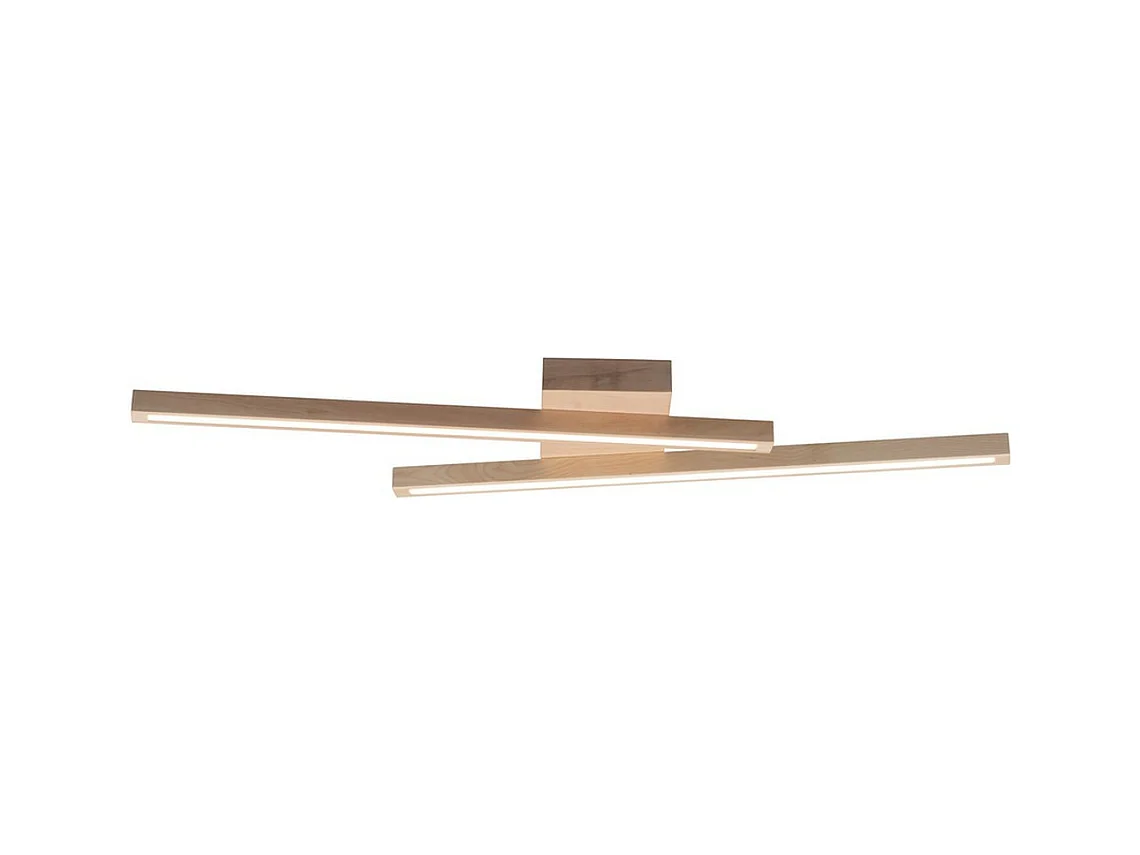 Lampa Sufitowa Guadalupa, Brązowy, 87,5x19,5x6,5 cm, EPIKASA