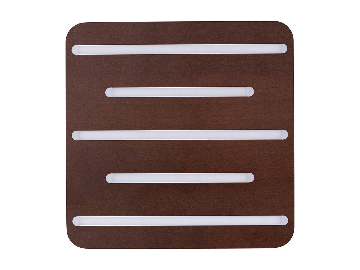 Plafonnier Fiandre, Marron, 34x34x3,5 cm, EPIKASA