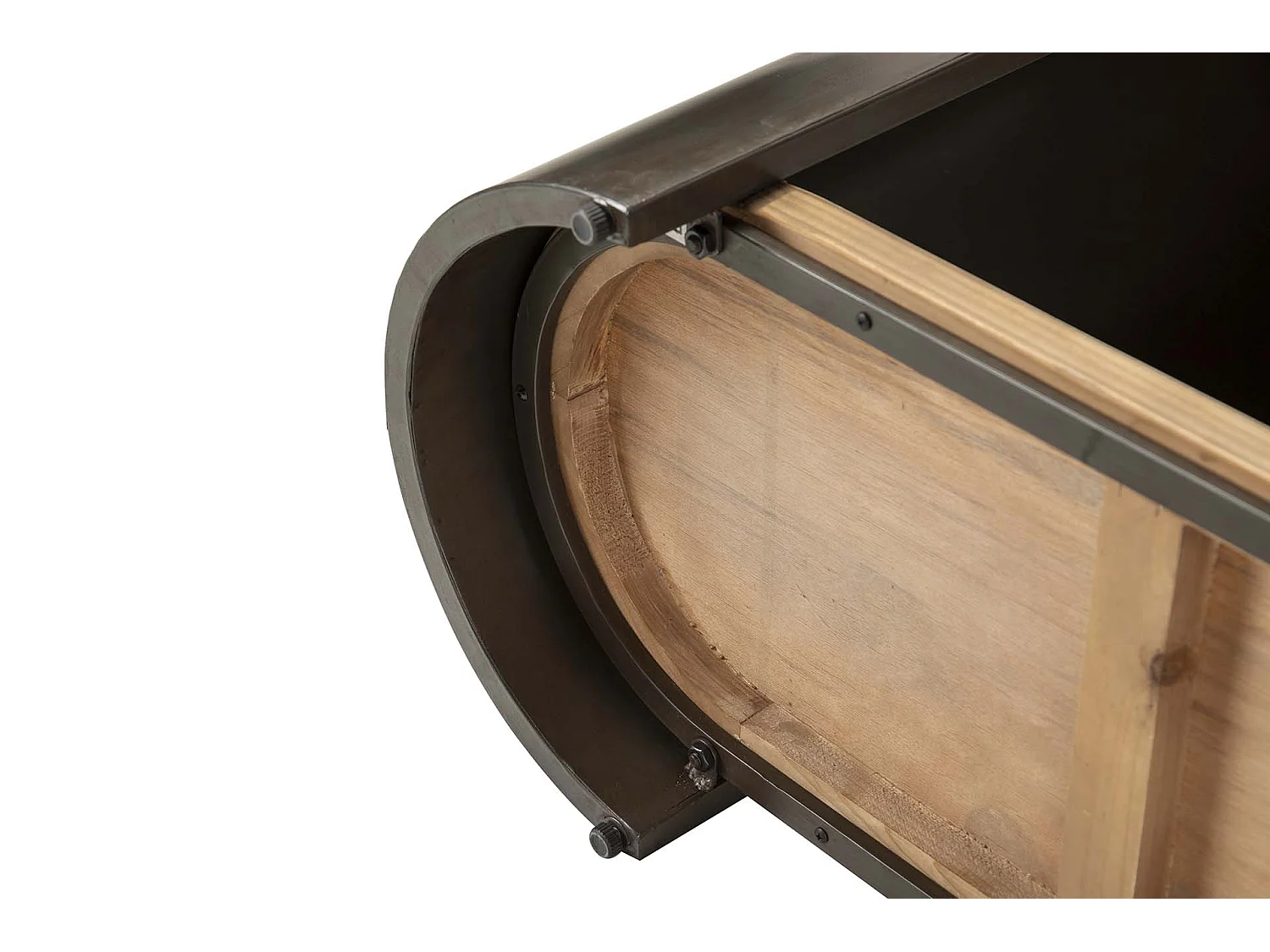 Tabouret en métal imprimé vert 36x36x39,5