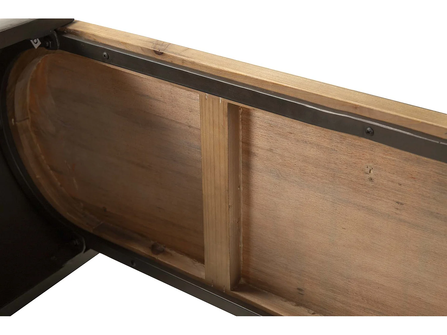 Tabouret en métal imprimé vert 36x36x39,5