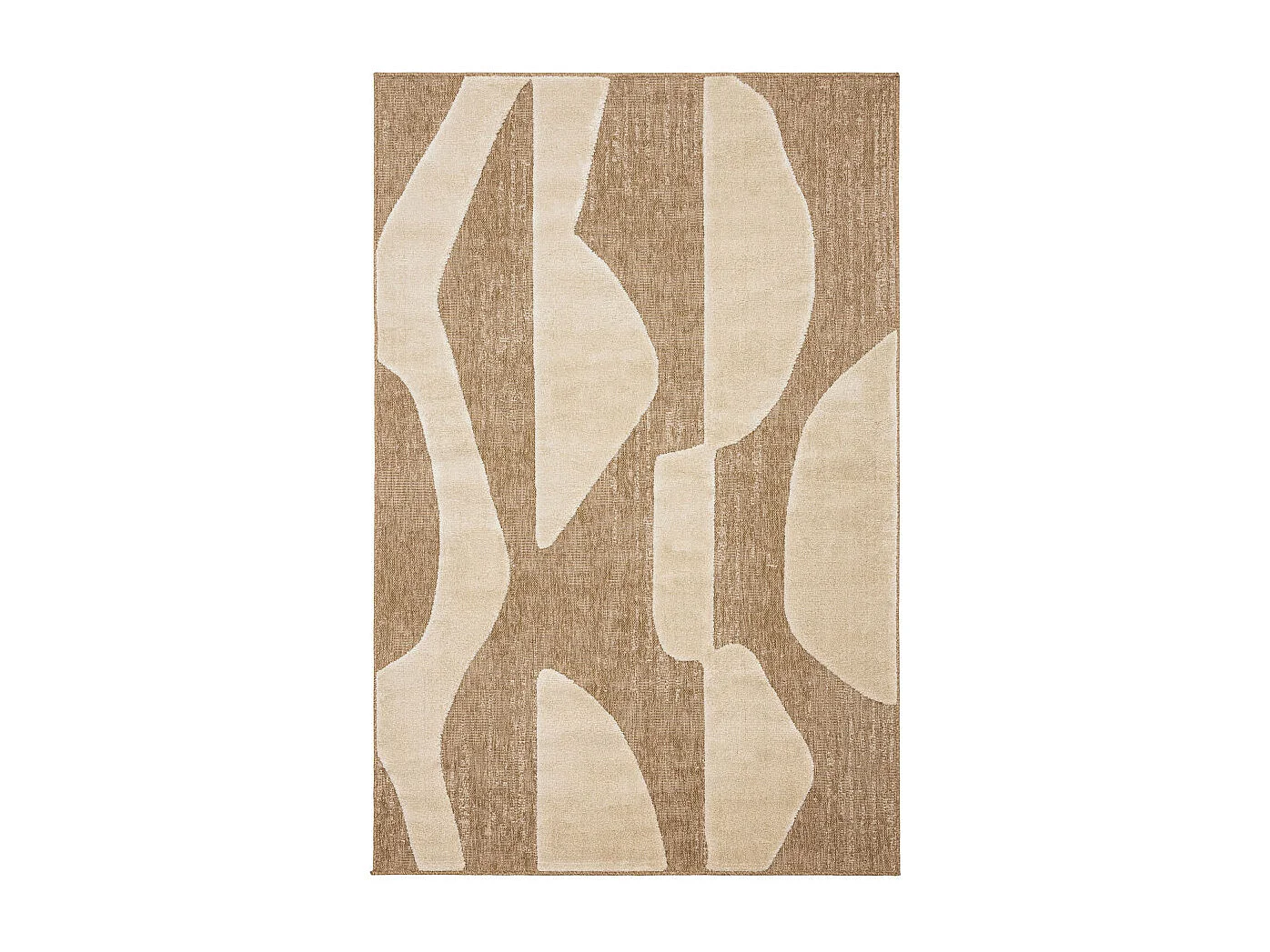 Neon - Tapis bohème à motif géométrique -  Blanc - 120x160cm