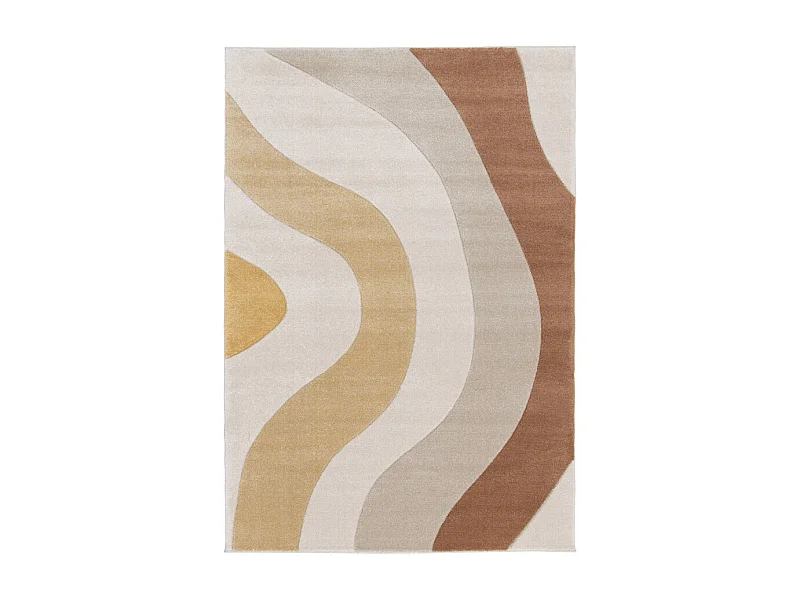 Melia - Tapis contemporain -  Jaune - 160x230cm