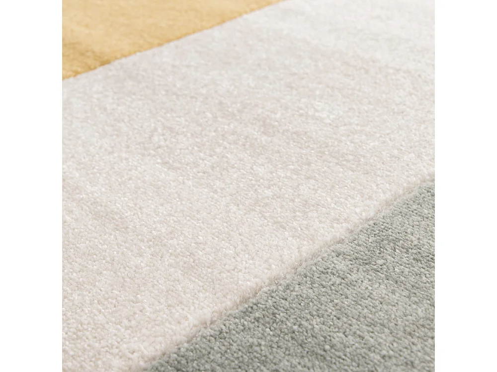 Lorma - Tapis contemporain à motif géométrique - Jaune - 200x290cm