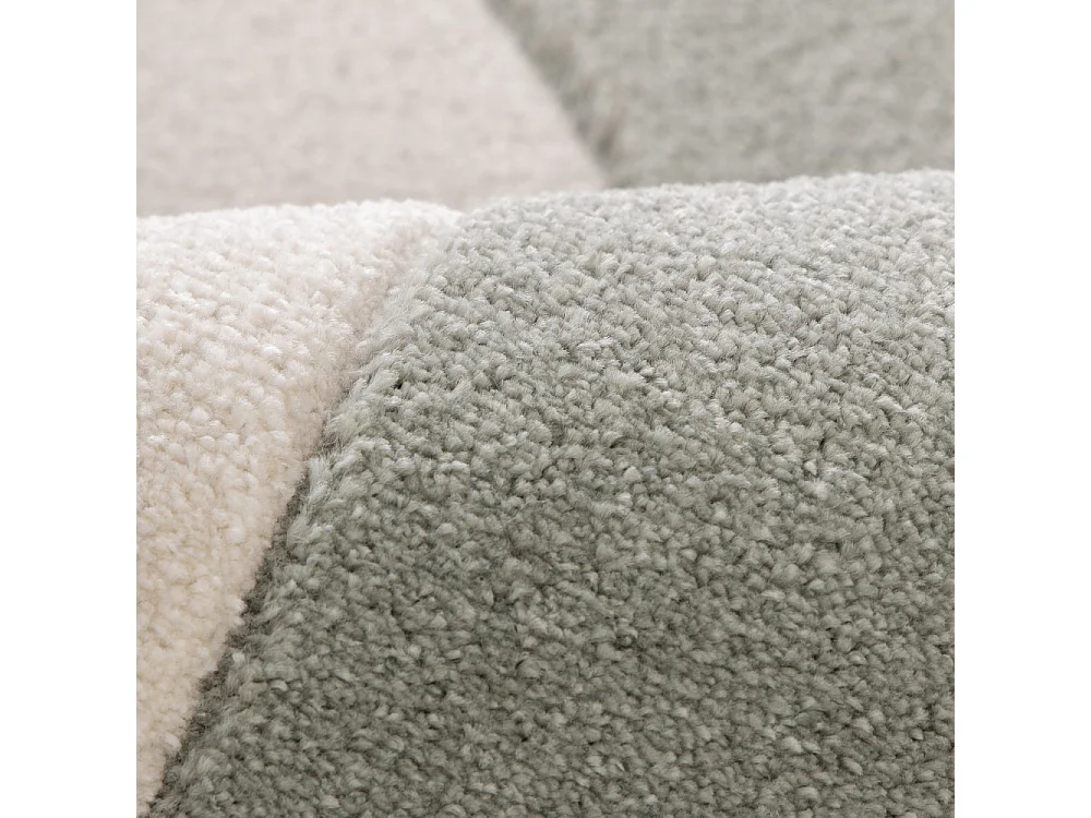 Lorma - Tapis contemporain à motif géométrique - Jaune - 200x290cm