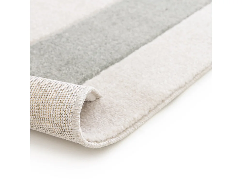 Lorma - Tapis contemporain à motif géométrique - Jaune - 120x170cm