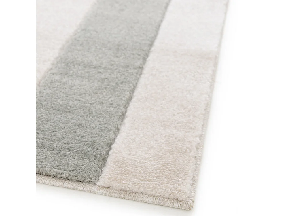 Lorma - Tapis contemporain à motif géométrique - Jaune - 120x170cm