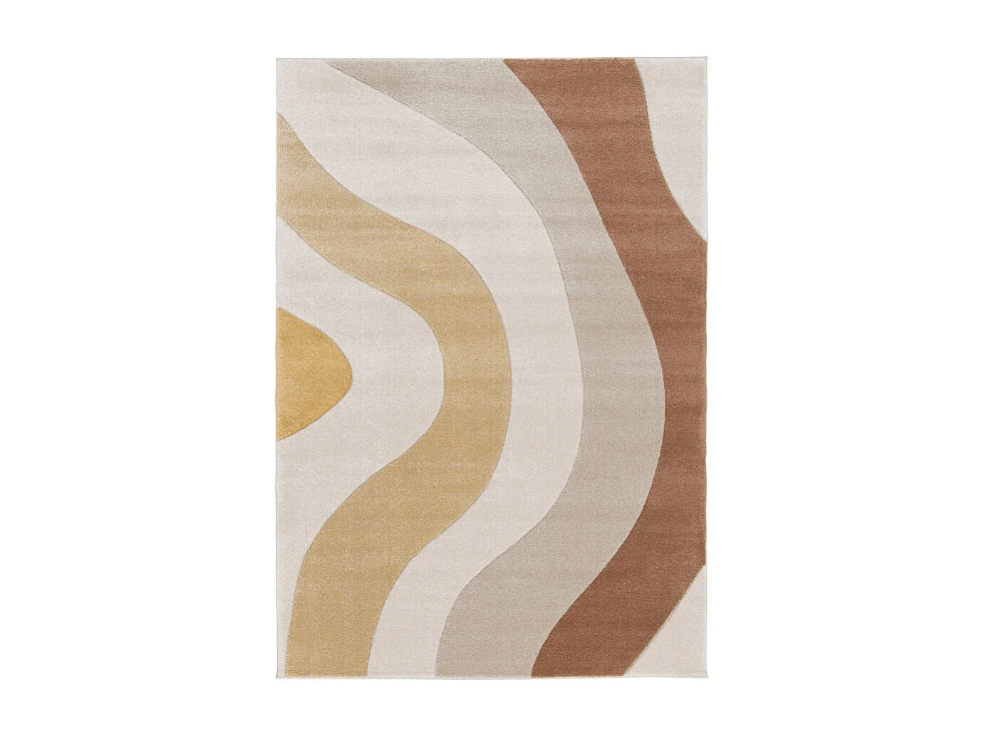 Melia - Tapis contemporain -  Jaune - 200x290cm