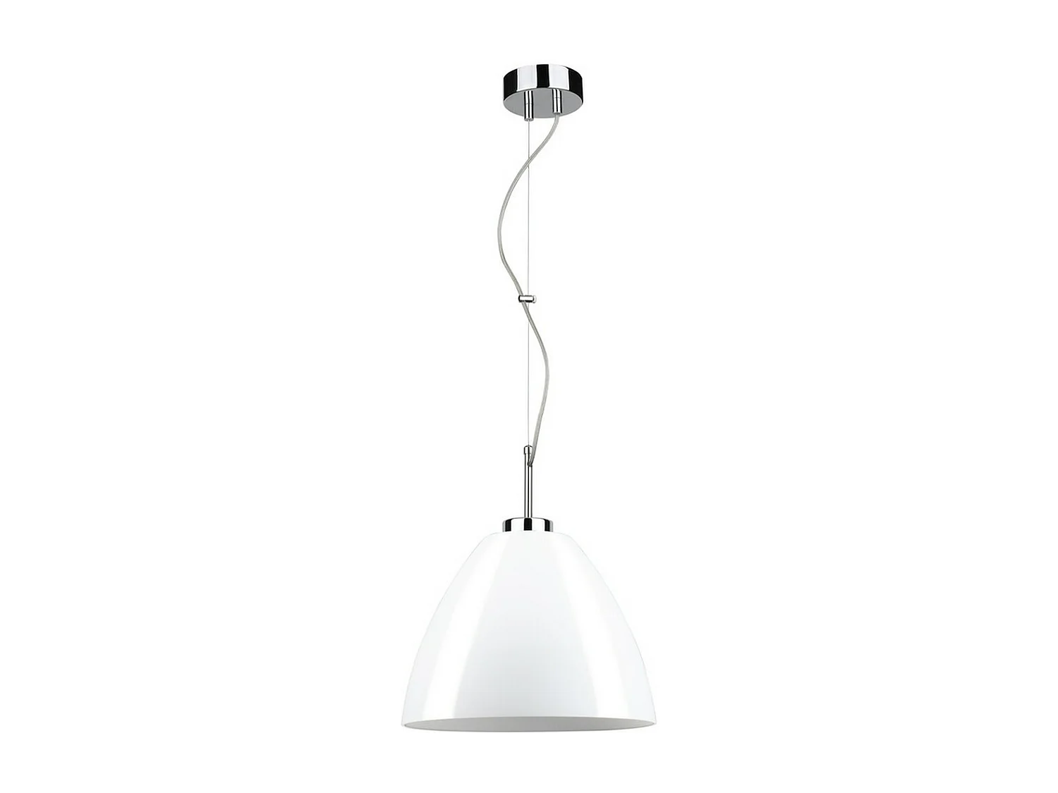 Hanglamp Dieze, Wit, 28,5x28,5x136 cm, EPIKASA