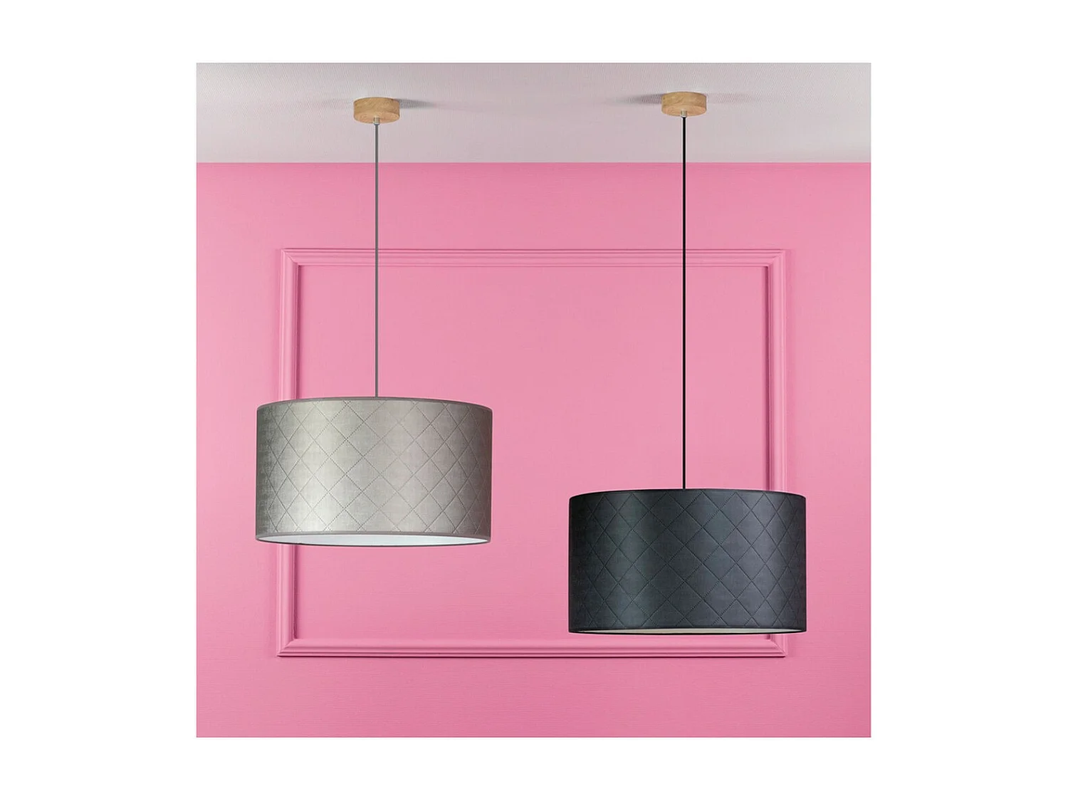 Suspension James, Marron, 50x50x129 cm, EPIKASA