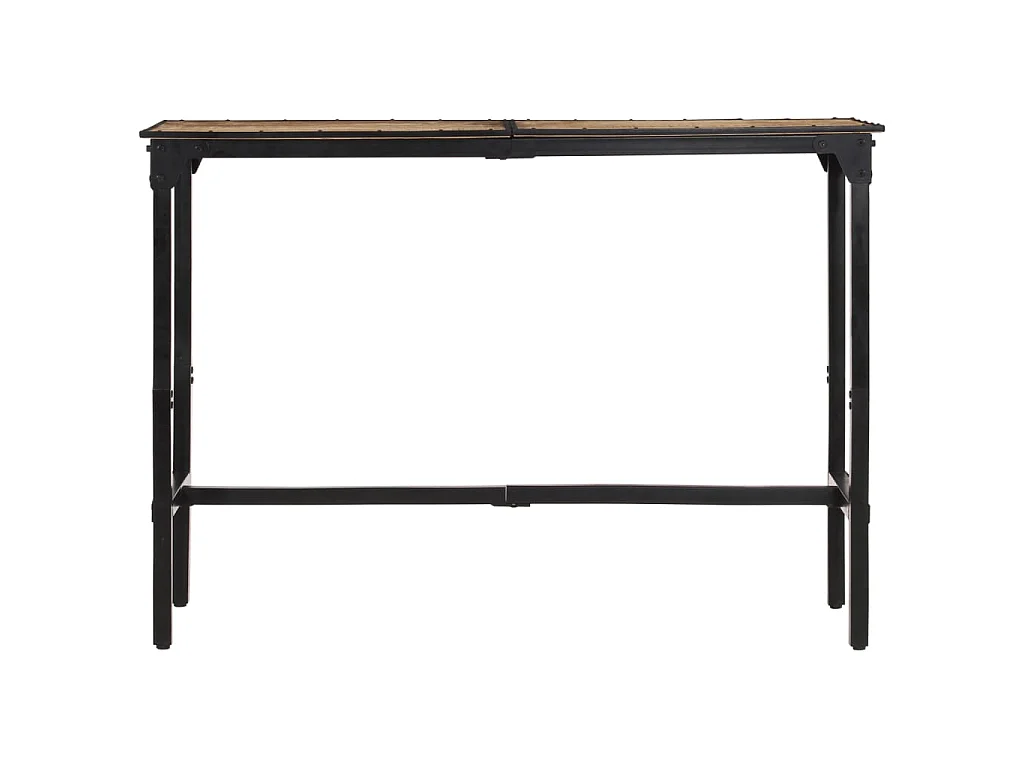 Mesa de bar 150x55x107 cm madeira de mangueira áspera maciça