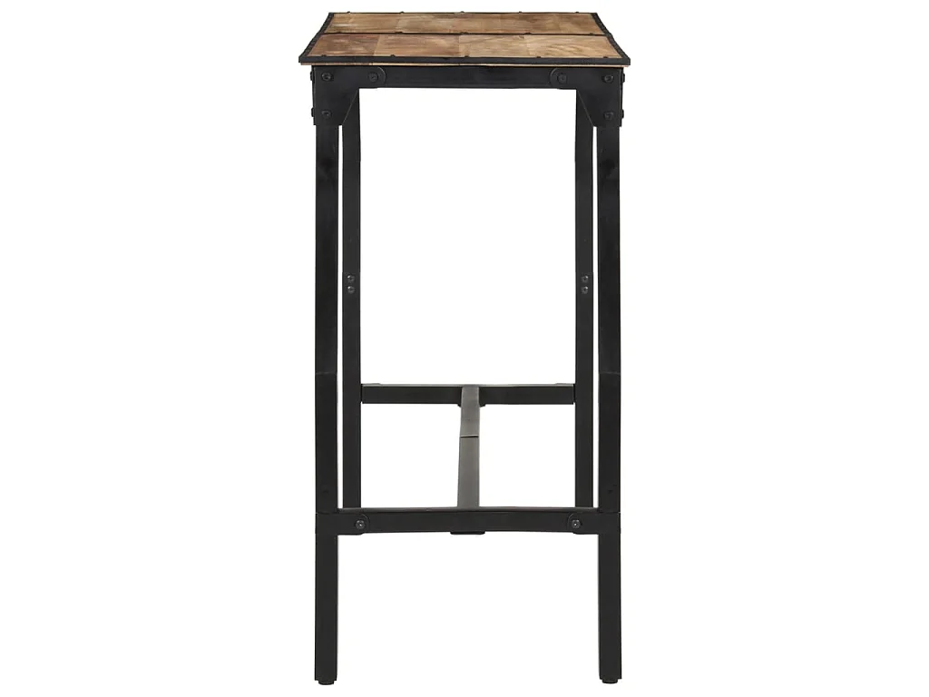 Mesa de bar 150x55x107 cm madeira de mangueira áspera maciça