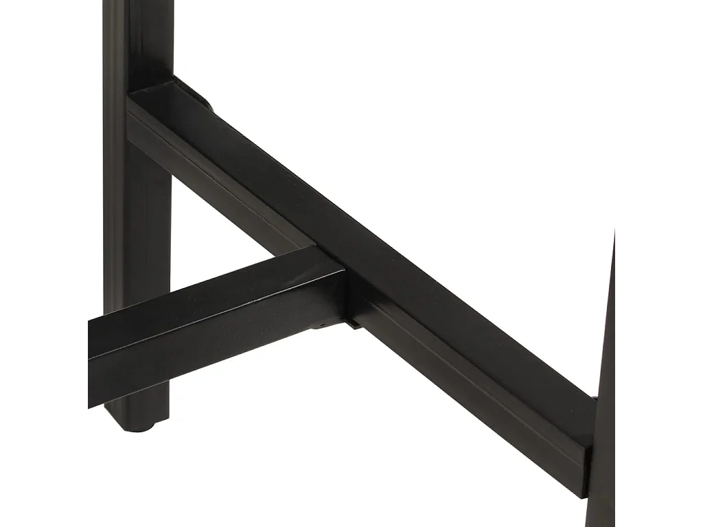 Mesa de bar 60x55x107 cm madeira de mangueira áspera maciça