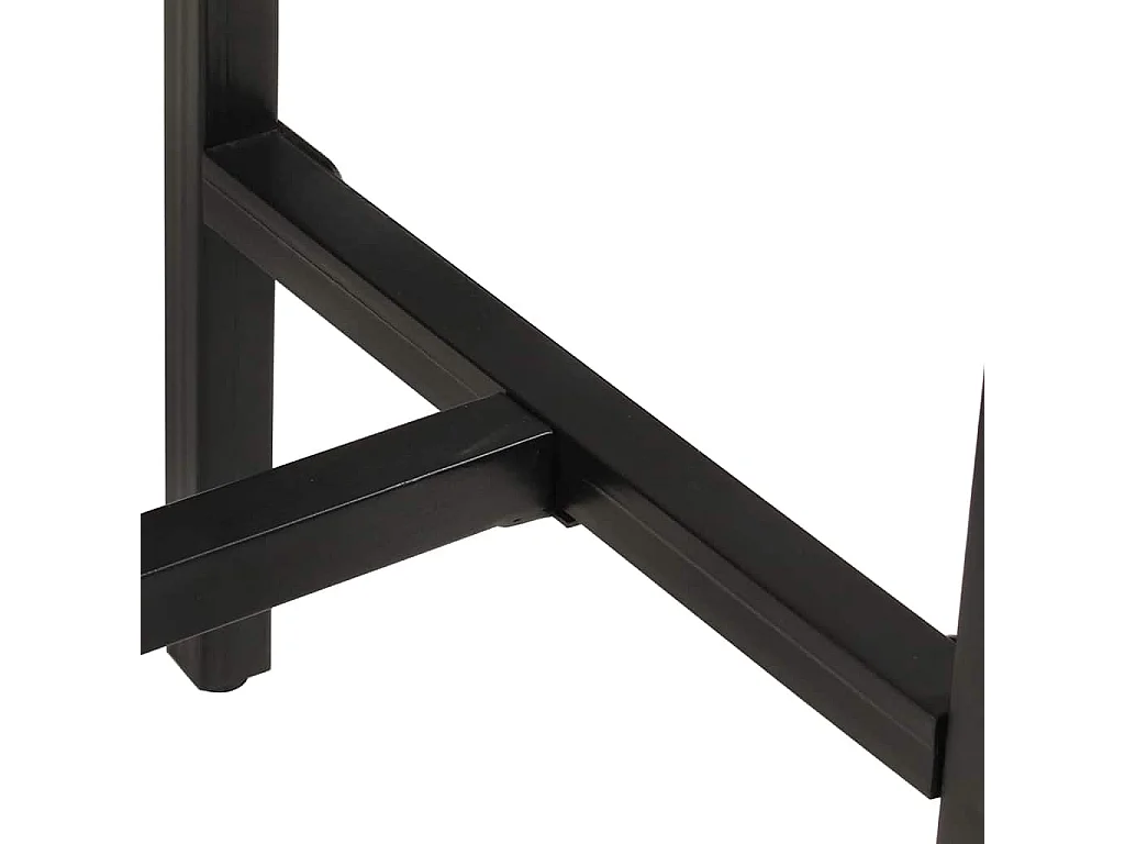 Table de bar 60x55x107 cm bois de manguier massif brut