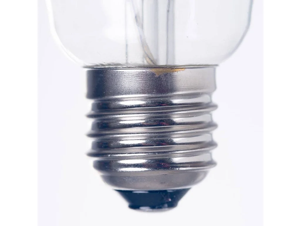 Transparente LED-Glühbirne mit geringem Verbrauch, Durchmesser 6,4 x 14,2 cm