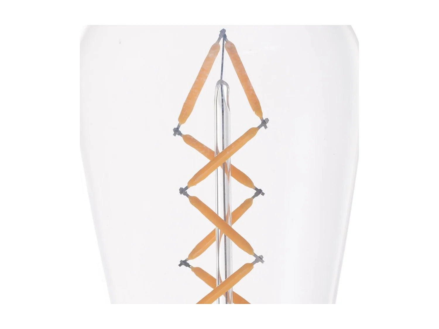 Transparente LED-Glühbirne mit geringem Verbrauch, Durchmesser 6,4 x 14,2 cm