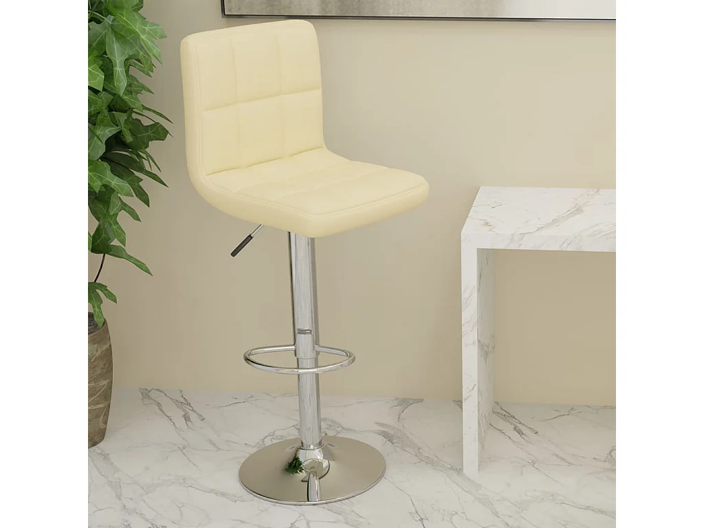 Tabouret de bar Crème Tissu