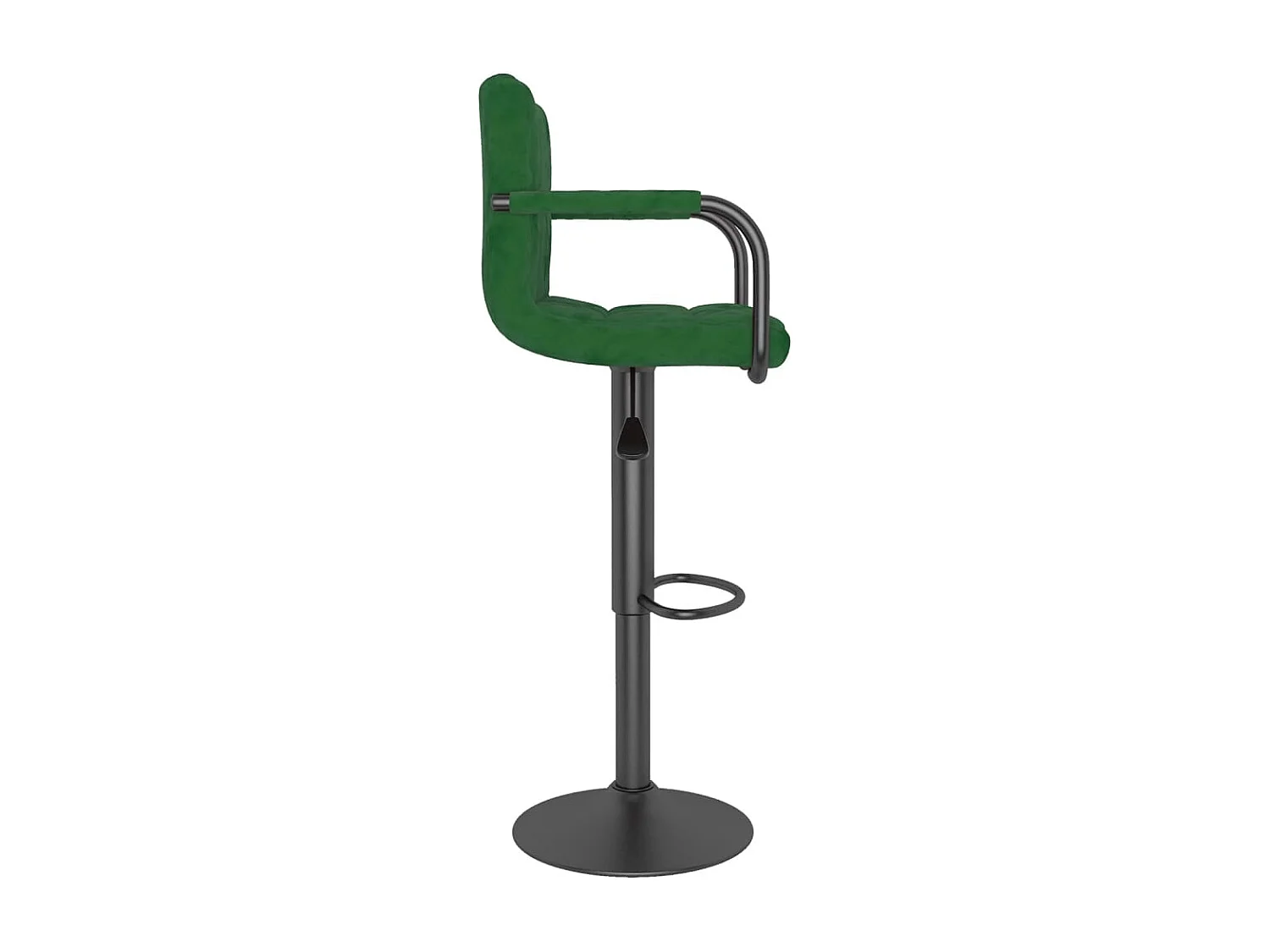 Tabouret de bar Vert foncé Velours