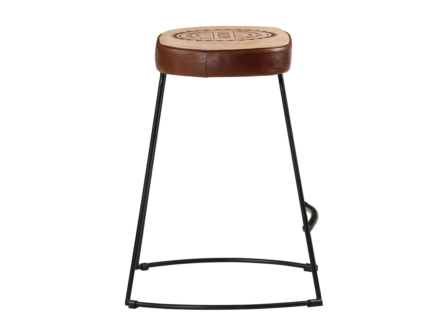 Sgabelli da Bar 2 pz Marrone Scuro 40x29,5x53 cm