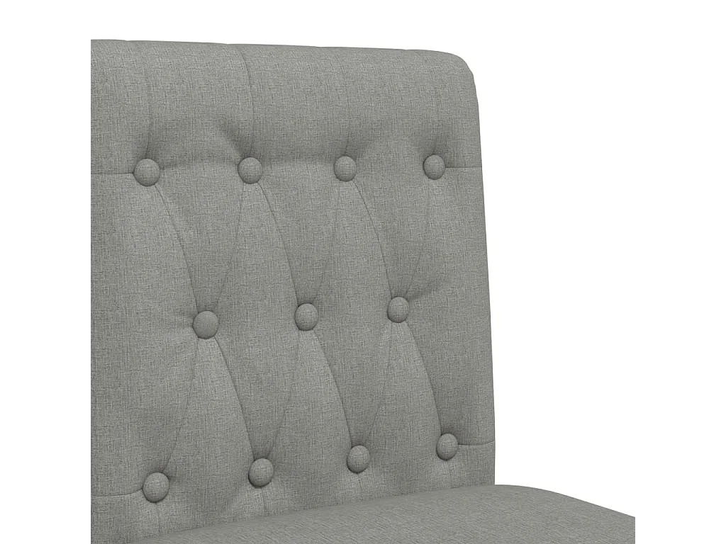 Sedie da Bar 2 pz in Legno Massello di Hevea e Tessuto