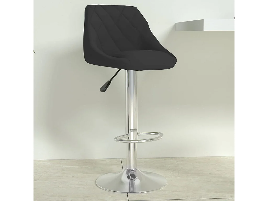 Tabouret de bar Noir Velours