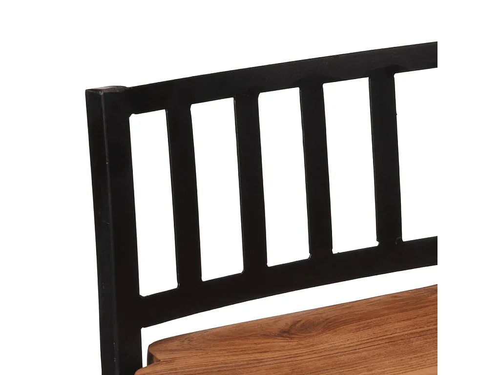 Chaises de bar lot de 4 bois d'acacia massif