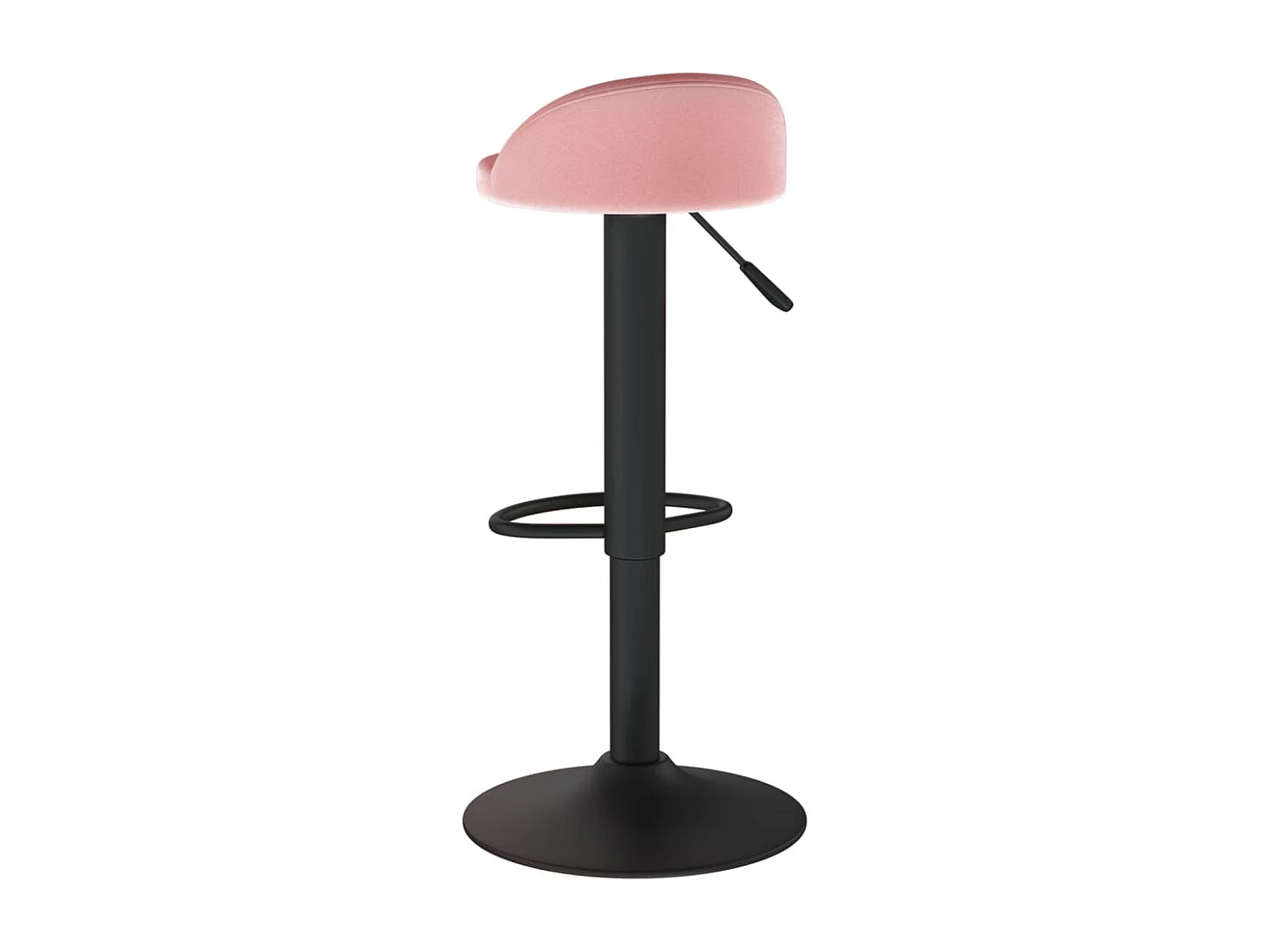 Taburetes de cocina 2 unidades terciopelo rosa