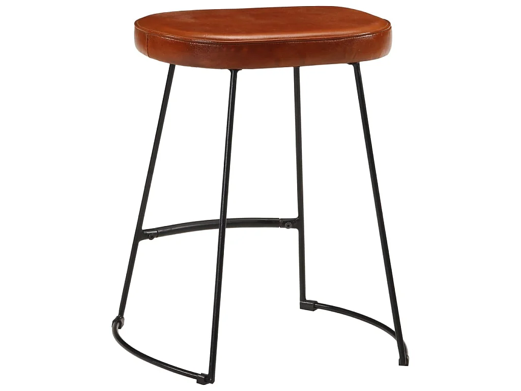 Sgabelli da Bar 2 pz Marrone Scuro 40x29,5x53 cm