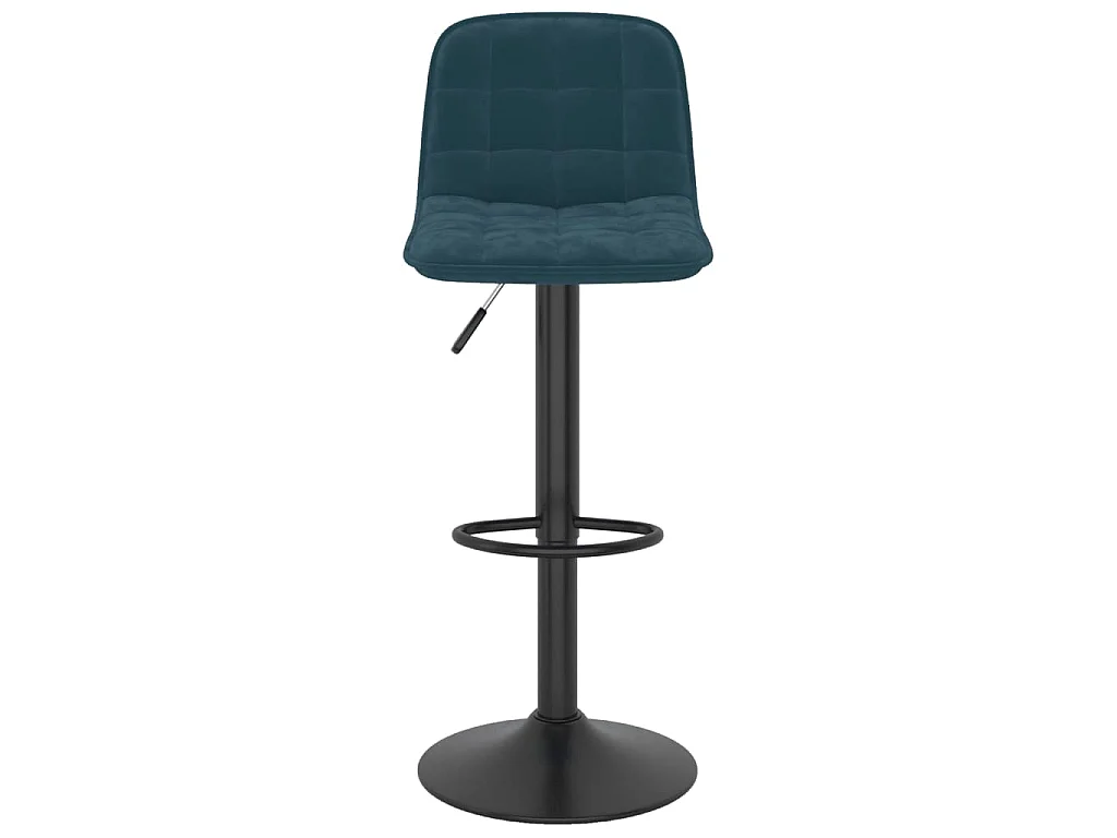 Bancos de bar 2 pcs veludo azul