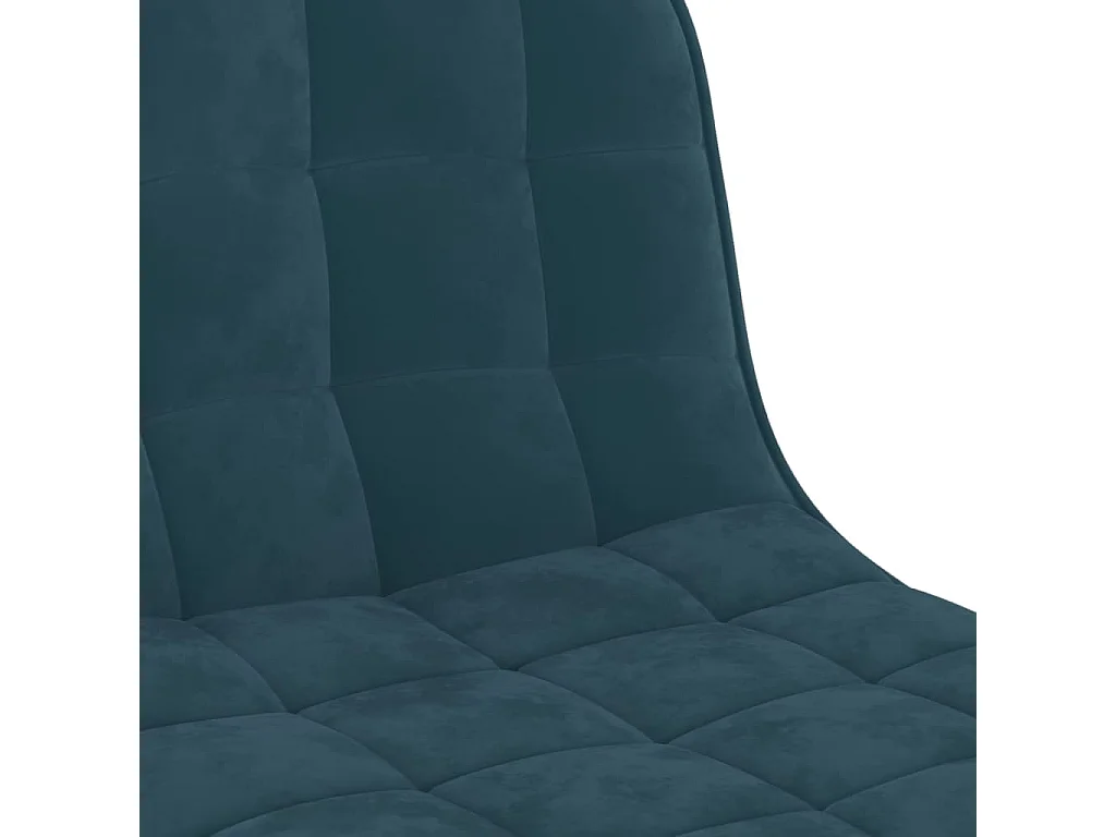 Bancos de bar 2 pcs veludo azul